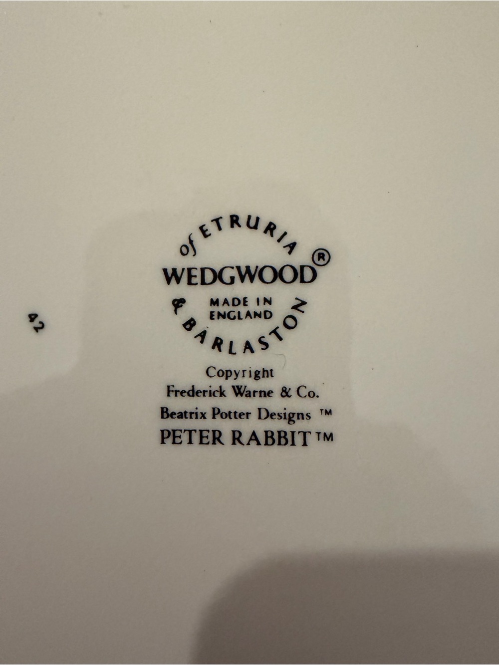 Vintage Peter Rabbit Wedgwood Set - Picture 5 of 8